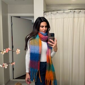 Colorful Blanket Scarf